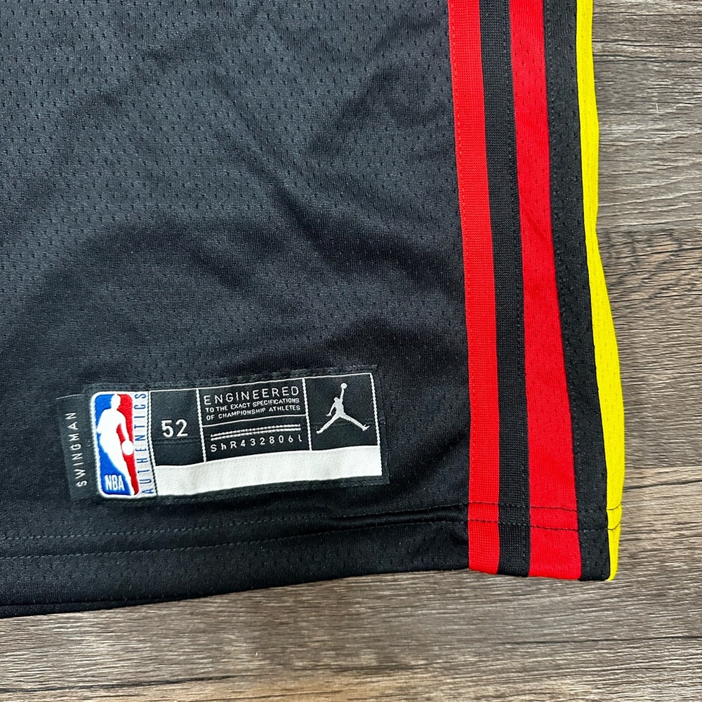 Atlanta Hawks Hunter Jordan Nike Authentic Jersey NBA Basketball Swingman 52 XL - Picture 4 of 5